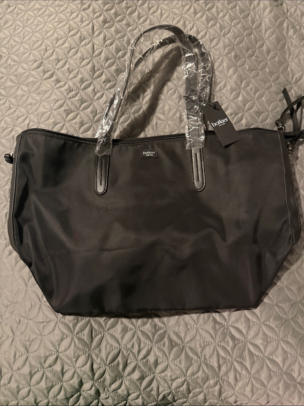 Botkier Black Nylon Tote with Dual Handles